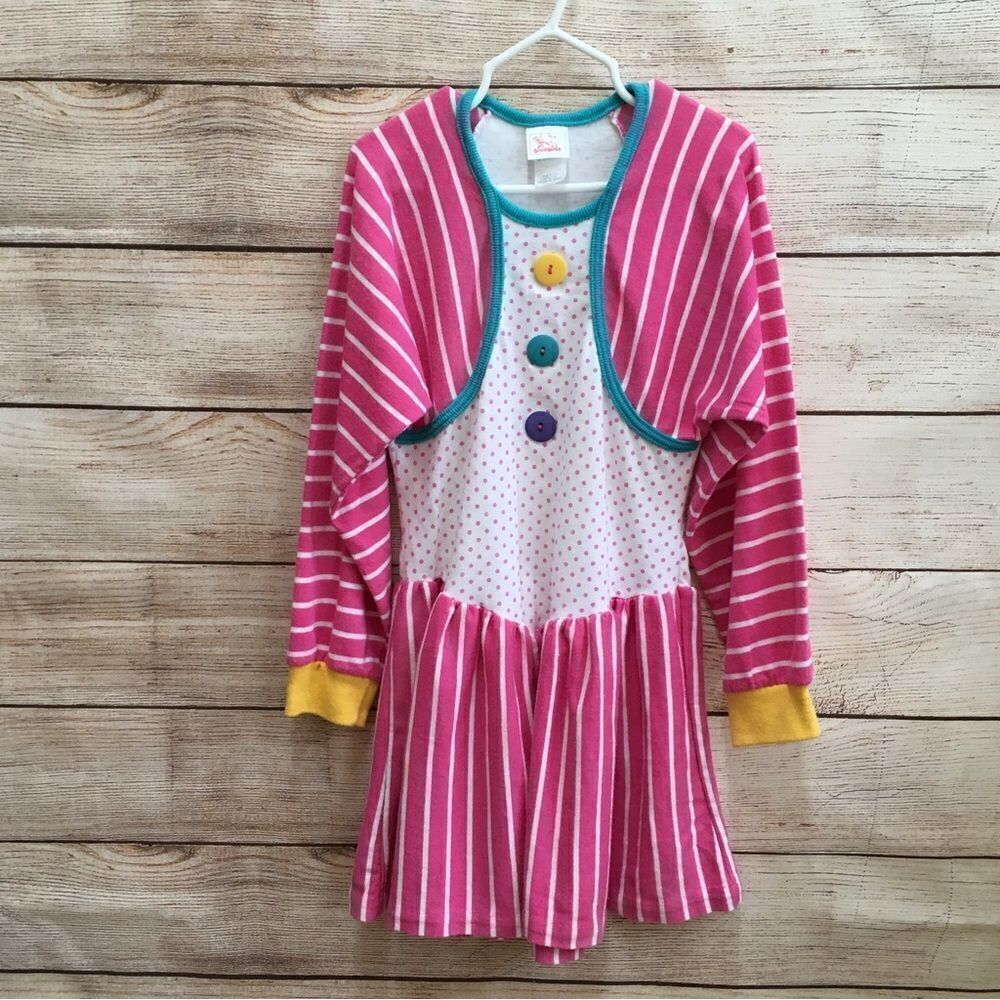 VINTAGE BUSTER BROWN COTTON KNIT DRESS‎